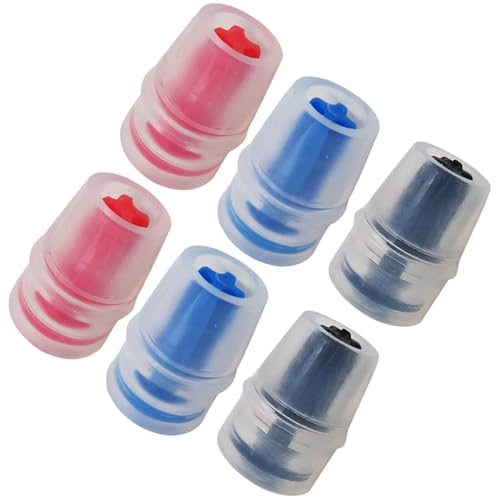 Silicone Bite Valve Replacement Nozzles/Sheath Suitable for Most Brands of Hydration Bladders and Reservoirs, for Osprey/Camelbak/Nathan -6 Pack