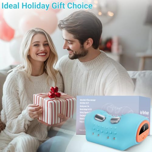 4-in-1 Neck Massager Pillow with Heat, Vibration and Gentle Stretching