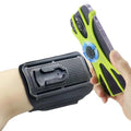 Wristband Phone Holder for Running, 360°Rotation & Detachable Sports Armband with Key Holder for iPhone 16/15/14/13/12/Pro/Pro Max/XS/XR/X/8/7/6/Plus, Fits 4.5-7 Inch Smartphones (Green) - color: Green