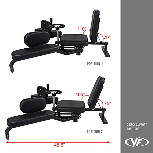 Valor Fitness Leg Stretcher Machine, Split Machine for Flexibility Training, 180 Degree Adductor Stretching Machine with Wheel Crank, Hip Opener for Hamstrings, Groin, Dance, MMA & Gymnastics
