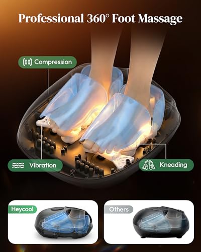Heycool Shiatsu Foot Massager with Heat FSA Eligible HSA, Gift Men Women