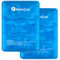 RelaxCoo 2 Pack Large Flexible Ice Pack for Injuries Reusable Gel, 11x14.5 Inches, Cold Compress for Hip, Shoulder, Knee, Back Pain, Swelling, Bruises, Surgery - style: BLUE 2 PACK