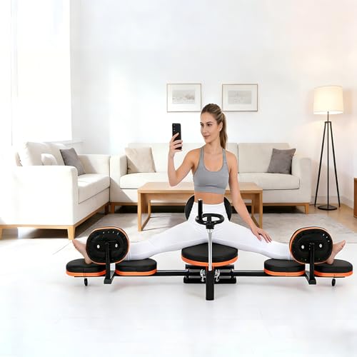 FAHKNS Leg Stretcher,Stretcher Split Machine for Flexibility, 220lb Heavy Duty Steel Frame Stretching Equipment,Leg Stretching Training Machine for Home Gym Split Machine Training Fitness - style: Heavy Split Machine