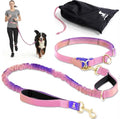 SparklyPets Hands Free Dog Leash, Medium & Large Breeds (Gradient Pink) - color: Gradient Pink, size: 1 dog M/L