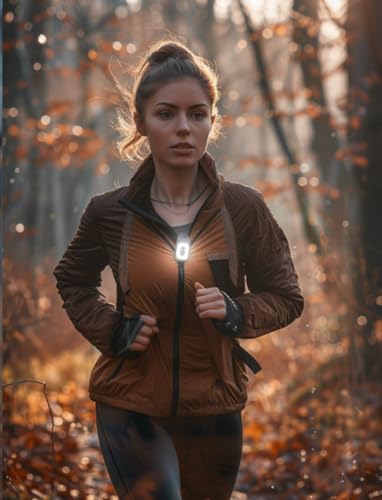 Yls 2 Pack Clip On Running Light - 5 Lighting Modes LED Flashlight, Portable Weatherproof Hat Light, Rechargeable Night Light for Camping, Hiking, Jogging - color: Graphite Gray