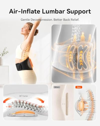 IKEEPFIT Back Massager for Pain Relief Deep Tissue, FSA Eligible HSA - color: Black