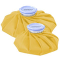 Ice Bags Ice Packs for Injuries,Reusable Ice Bags refillable Ice Pack Hot Water Bottle Hot Water Bag for Knee Head Hand Face Pain Relief,Hot Cold Compress,2Packs(9”&11”) Yellow - size: 9" & 11", style: Yellow