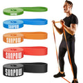 SUNPOW Pull Up Assistance Bands Set of 5 Resistance Heavy Duty Workout Exercise Stretch Fitness Bands Assist Set for Body, Instruction Guide and Carry Bag Included - color: Colourful（5-145lbs）