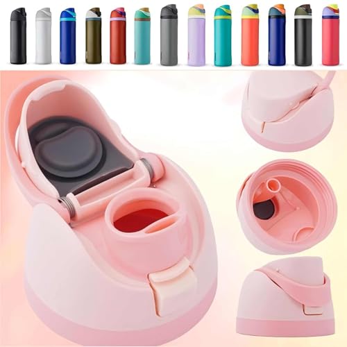 replacement cap compatible with light grey Owala Freesip water bottle - color: light gray