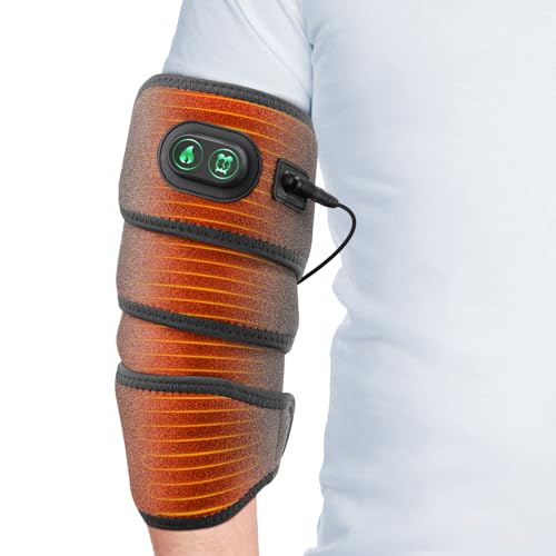 Elbow Heating Pad, Flexible Electric Heating Pads for Arm, Knee, Leg, Heated Pad with 4 Heat Settings and 3 Timer Modes, Wrap Around Heating Pad with 78" Long Charge Cord