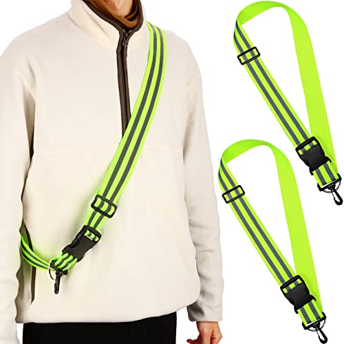 Saintrygo Reflective Sash for Walking - color: Green