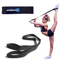 Myosource Kinetic Bands Cheerleading Flexibility Stunt Strap - Improve Stretching and Stunts for Cheer Dance Gymnastics & Physical Therapy – Stocking Stuffers Present for Kids Girls Adults - 12 Colors - color: Black
