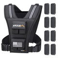 APEXUP Weighted Vest Men, Adjustable Weight Vest for Running - color: Black, size: With Weights-20lbs