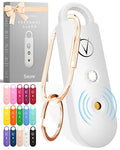 Vantamo Personal Alarm for Self Defense with Low Battery Notice, Strobe Light & Extra Loud 130 dB Double Speakers Safety Keychain Set for Women, Rechargeable Panic Button for Womens Self Defense - color: Snow