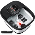 HOSPAN Collapsible Foot Spa, Foot Bath Massager with Heat, Bubble & Massage - color: Black