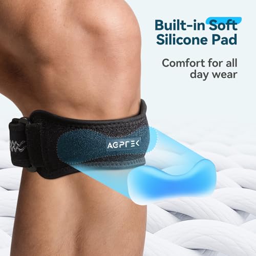 AGPTEK Plus Size Knee Brace for Women & Men, Patella Tendon Knee Strap - size: X-Large