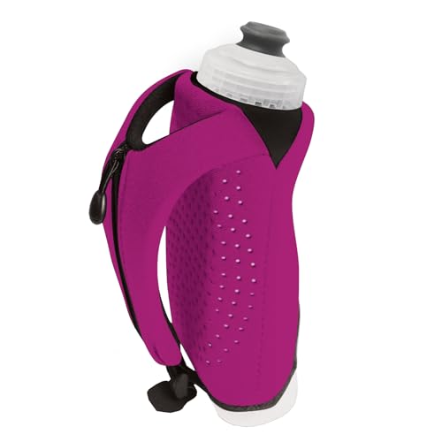 Amphipod Hydraform Ergo-Lite Handheld Water Bottle, Insulated - 16 oz - color: Pink, size: 16 Ounces