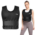 Beatboost Weighted Vest Men,20lb/30lb/40lb/50lb/60lb Adjustable Weight Vest - color: Black, size: 18LB