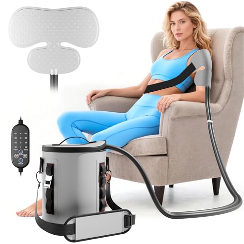 Medical-grade Cold Therapy Machine with Timer, Ice Machine for Shoulder After Surgery, Cold Compress Ice Pack Wrap, Ice Water Circulator,Knee, Ankle and Hip, Replacement Recovery Aids(Shoulder)