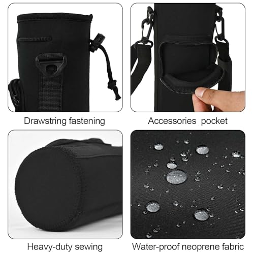 Carrier Bag for Owala FreeSip Insulated Water Bottle 32 oz,Black - color: Black, size: 32 Ounces