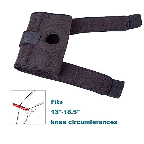 King of Kings Patella Knee Brace for Arthritis Pain, Grey - color: Grey