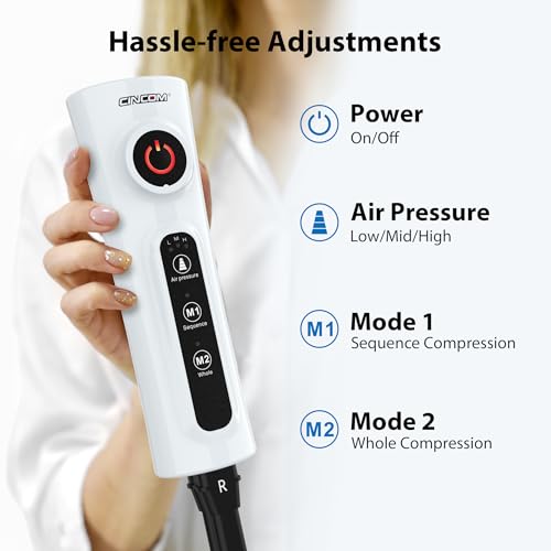 CINCOM Leg Massager for Circulation and Pain Relief - style: No Warm