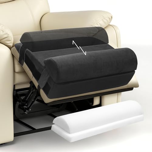 Recliner Foot Rest Cushion with Removable Semi-Cylinder