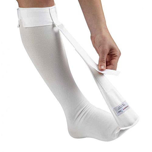 Strassburg Sock White Regular Size (fits calf size up to 15in around) - size: Regular