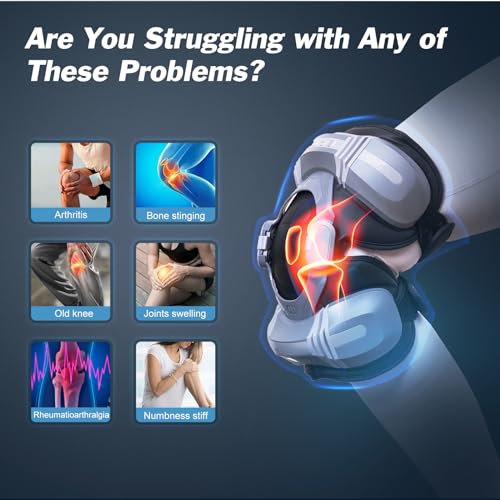 ALPHAY 3-in-1 Massager with Airbags, Heat & Vibration for Shoulder, Elbow & Knee Pain Relief