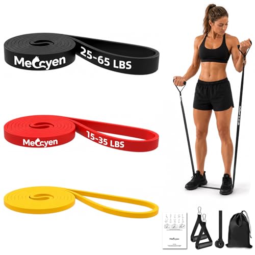 Exercise Bands Resistance Bands Set with Handles for Home Workouts