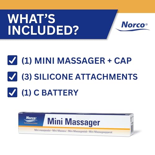 Norco Mini Massager - Handheld Massager for Scar Tissue Break Up