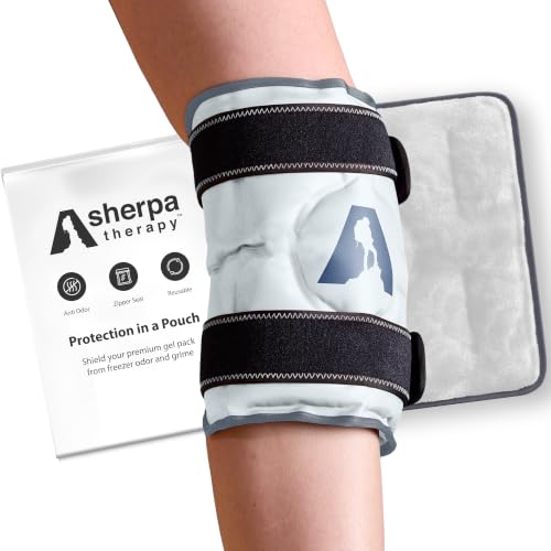 Flexible Knee Wrap Hot and Cold Gel Pack 10" x 12.5" - color: Grey