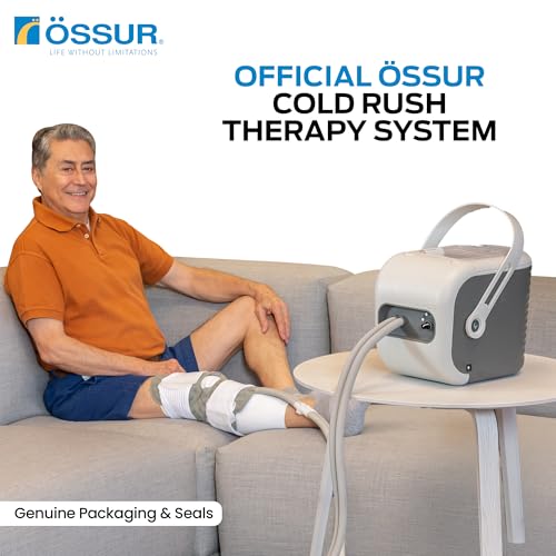 Ossur Cold RushTherapy Machine System -Unit Only- Quiet, Lightweight and Strong Cryotherapy Freeze Kit Pump