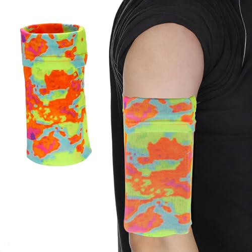Cell Phone Armband Sleeve, Universal Sports Arm Band Rainbow - color: Rainbow