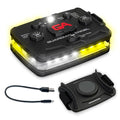 Guardian Angel Elite Safety Light - White/Yellow Front & White/Yellow Rear - color: WhiteYellow/WhiteYellow, size: 1-Pack