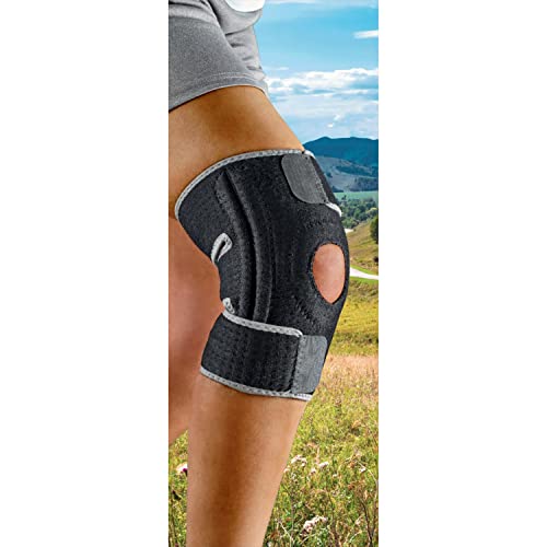 ACE Brand Adjustable Knee Brace with Side Stabilizers Provides Support & Compression to Arthritic and Painful Knee Joints (Pack of 2) - size: Adjustable (Pack of 2)
