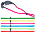 SHINKODA 6-Pack Slip-On Glasses Strap Universal Fit Cord Eyewear Retainer - color: Neon Pink/Kelly Green/Bright Blue/Lime/Red/Lemon/6pcs/Adult-standard