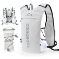 INOXTO Running Hydration Vest Backpack,Lightweight Insulated Pack with 1.5L Water Bladder Bag Daypack for Hiking Trail Running Cycling Race Marathon for Women Men - color: White