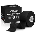 CKeep Athletic Tape, Original Cotton Waterproof Sports Tape 1 Roll, Black - size: 1 Roll