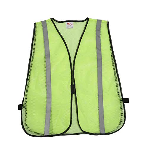 zojo High Visiblity Reflective Mesh Safety Vest Bulk 10 Pack - color: 10pcs-neon Yellow