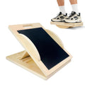 Slant Board with 6 Angles Converts to a Balance Board Premium Calf Stretcher & Wobble Board for Effective Stretching & Squats Exercise with Velour Surface