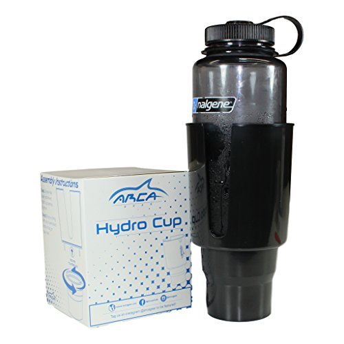 Arca Gear Hydro Cup - Car Cup Holder Adapter for Hydro Flasks (32/40 Ounce), Nalgenes (32/48 Ounce), Yeti Ramblers (36 Ounce), Klean Kanteens (32/40 Ounce), and Other Large Bottles