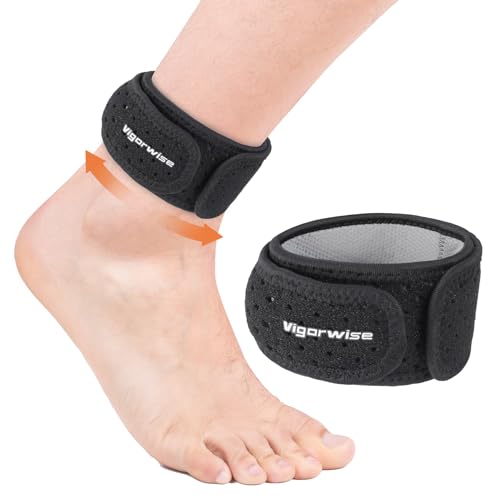 Achilles Tendonitis Brace, 1Pcs Adjustable Achilles Ankle Strap for Men, Gray Ankle Brace with Silicone Pad for Achilles Pain, Running, Cycling, Hiking, Sports - color: Gray