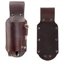 Drink Belt Holder Faux Leather Beer Holster Hands-Free Water Bottle Waist Bag Can Cooler Belt Pouch Cowboy Beverage Holder for Barbecue Camping Beach Hiking Fishing Gardening