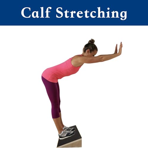 UKIA Slant Board for Squats - Slant Board Squat Wedge for Calf Stretching - Non-Slip Incline Knees Over Toes Weightlifting Equipment to Improve Athletic Performance