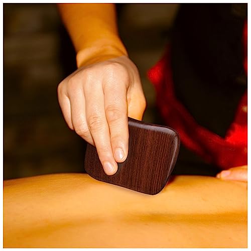 OULIGET Gua Sha Massager Tool,Sandalwood Board Acupuncture Point Massager - style: Gua Sha Board