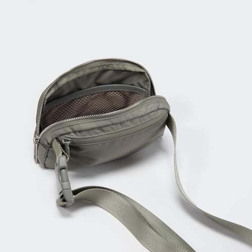 Pander Crossbody Belt Bag for Women and Men, Travel and Everyday Use - color: Grey Sage