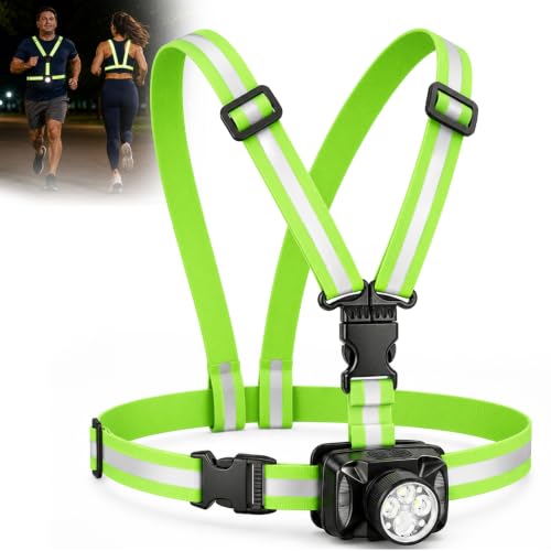 Running Lights For Runners, 550 Lumens, Running Light Vest For Runners