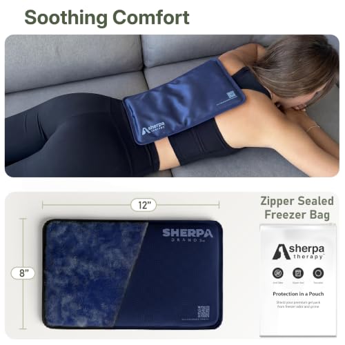 Flexible Hot and Cold Gel Pack Medium 8" x 12" - size: Medium, style: Blue