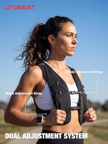 UTOBEST Running Vest Reflective Hydration Backpack 5L UTR113 - color: Vest（Only）, size: Large